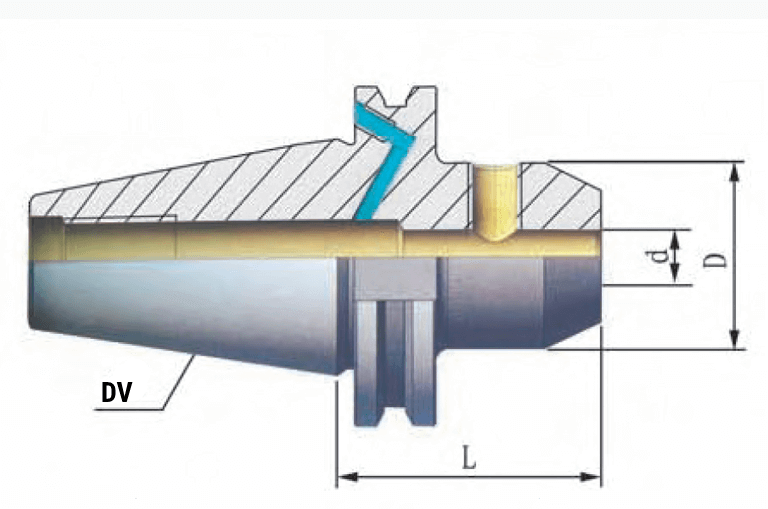 DV50 SLA 06 063 Side Lock Holder (Balanced to G 6.3 15000 rpm)